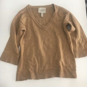 Lands end camel sweater